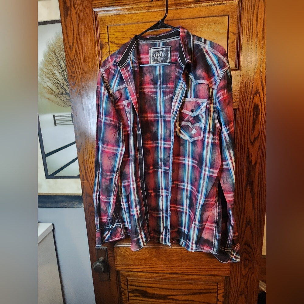 Plaid button up